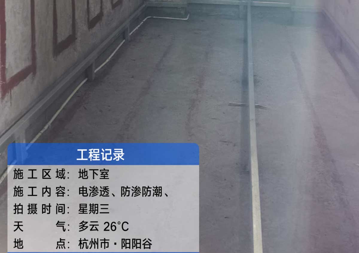 杭州阳明谷别墅地下室立威电渗透防潮系统应用方案